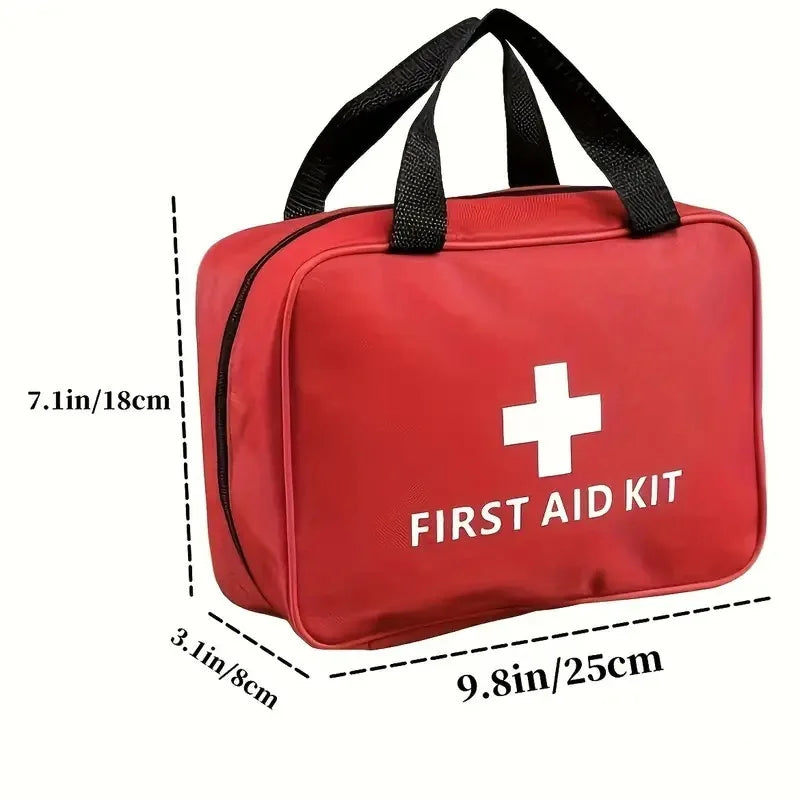 Portable Emergency First Aid Kit – Medical Bag for Home, Travel, Camping & Survival